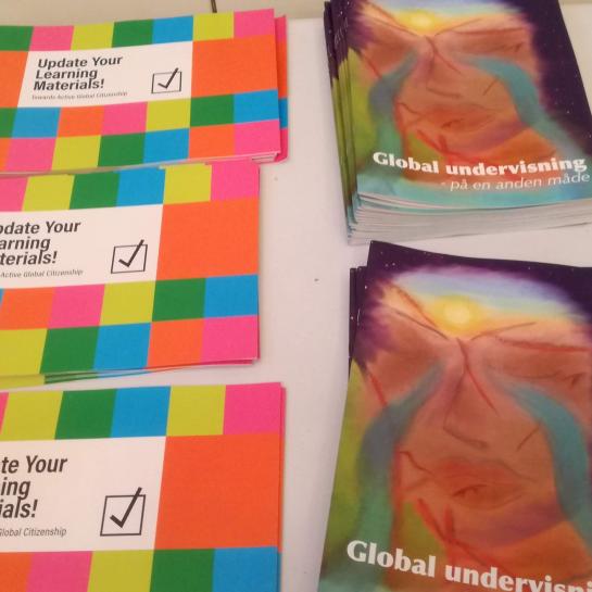 resource materials sitting on a table. These resources were presented to attendees of the event.